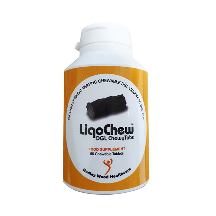 Hadley Wood Healthcare LiqoChew DGL 60 ChewTabs